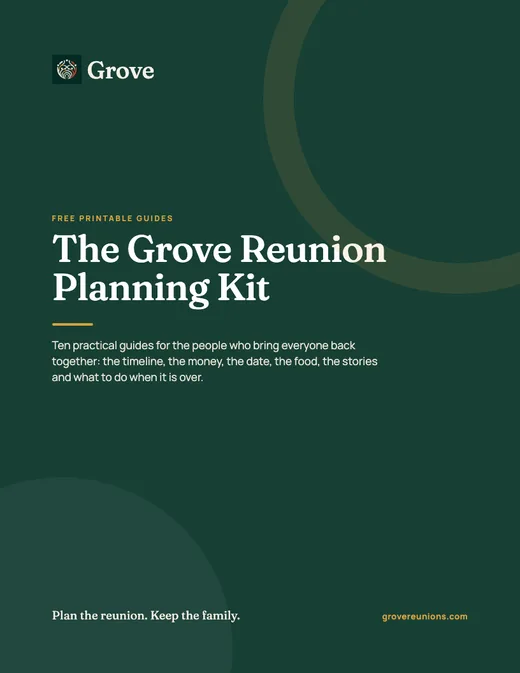 Cover of The Grove Reunion Planning Kit